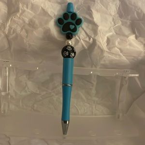 Handmade paw print pen